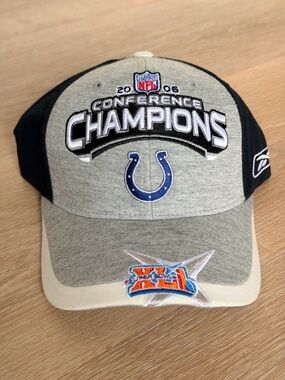 NEW Vintage Indianapolis Colts 2006 AFC Champions Reebok Locker Room Hat NFL